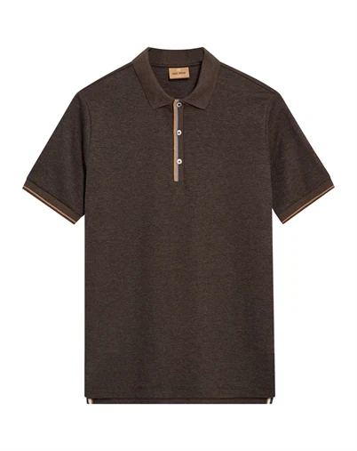 Mos Mosh Gallery - MMGHarvey Polo - Chocolate Brown